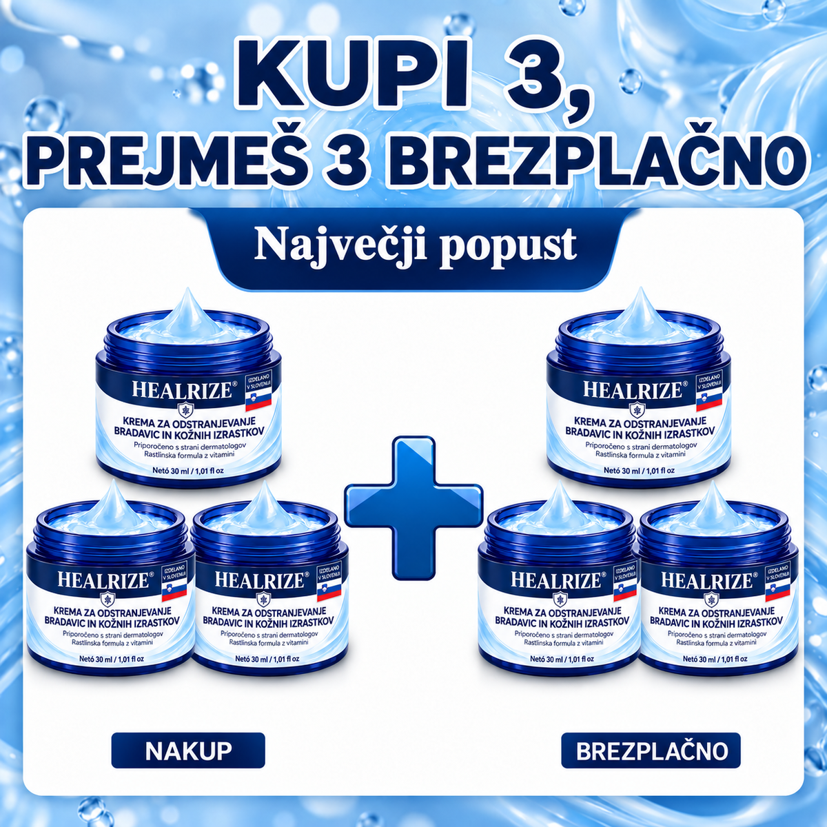 𝐇𝐞𝐚𝐥𝐫𝐢𝐳𝐞® 💍 7-dnevna nega za kožne izrastke in pigmentne madeže (nežna formula brez bolečin – brez brazgotin) 🌿2️⃣