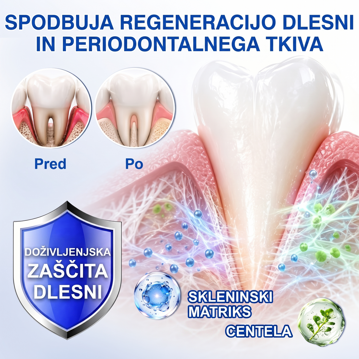 Zoencgz® 🦷🍫Antibakterijski gel za obnovo dlesni | Vidni učinki v 7 dneh