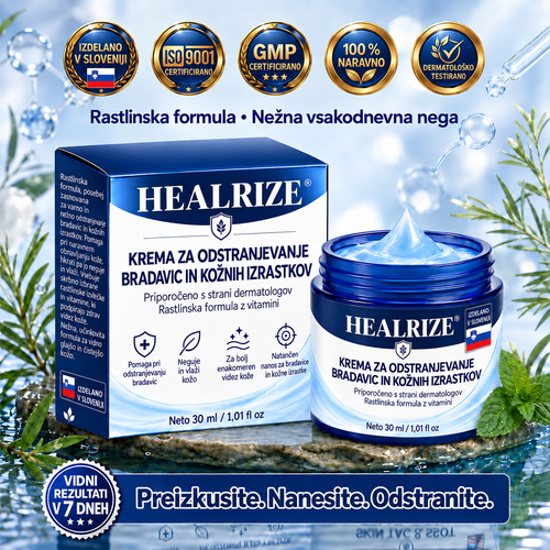 𝐇𝐞𝐚𝐥𝐫𝐢𝐳𝐞® ⭕7-dnevna nega za kožne izrastke in pigmentne madeže (nežna formula brez bolečin – brez brazgotin) 🌿2️⃣